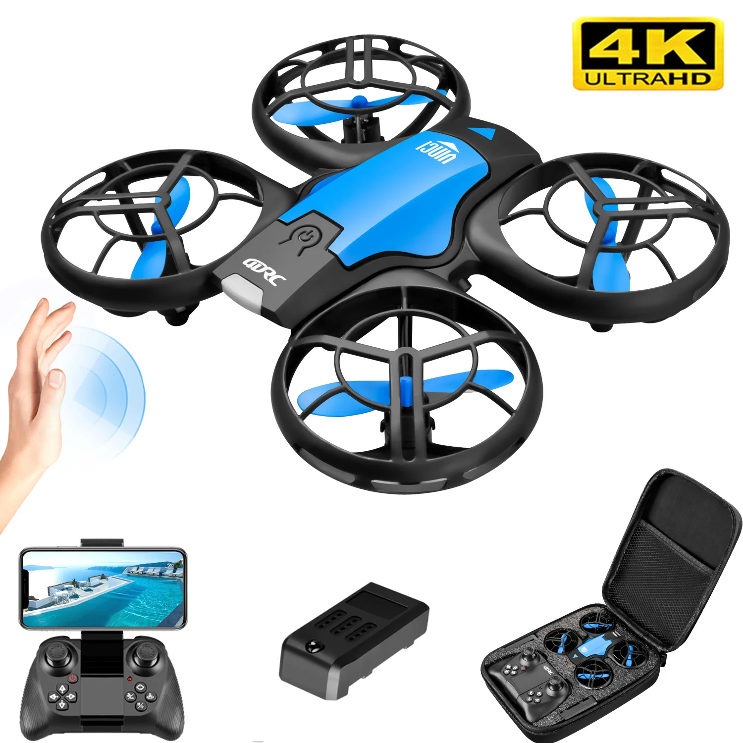 Drone Rc App - Новый мини-дрон V8 с камерой 4K