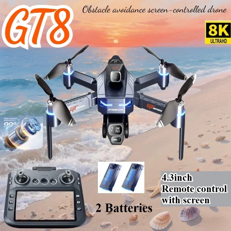 Дрон 4K HD GT8 Камера для пред – обзор и цена Drone Rc Plegable