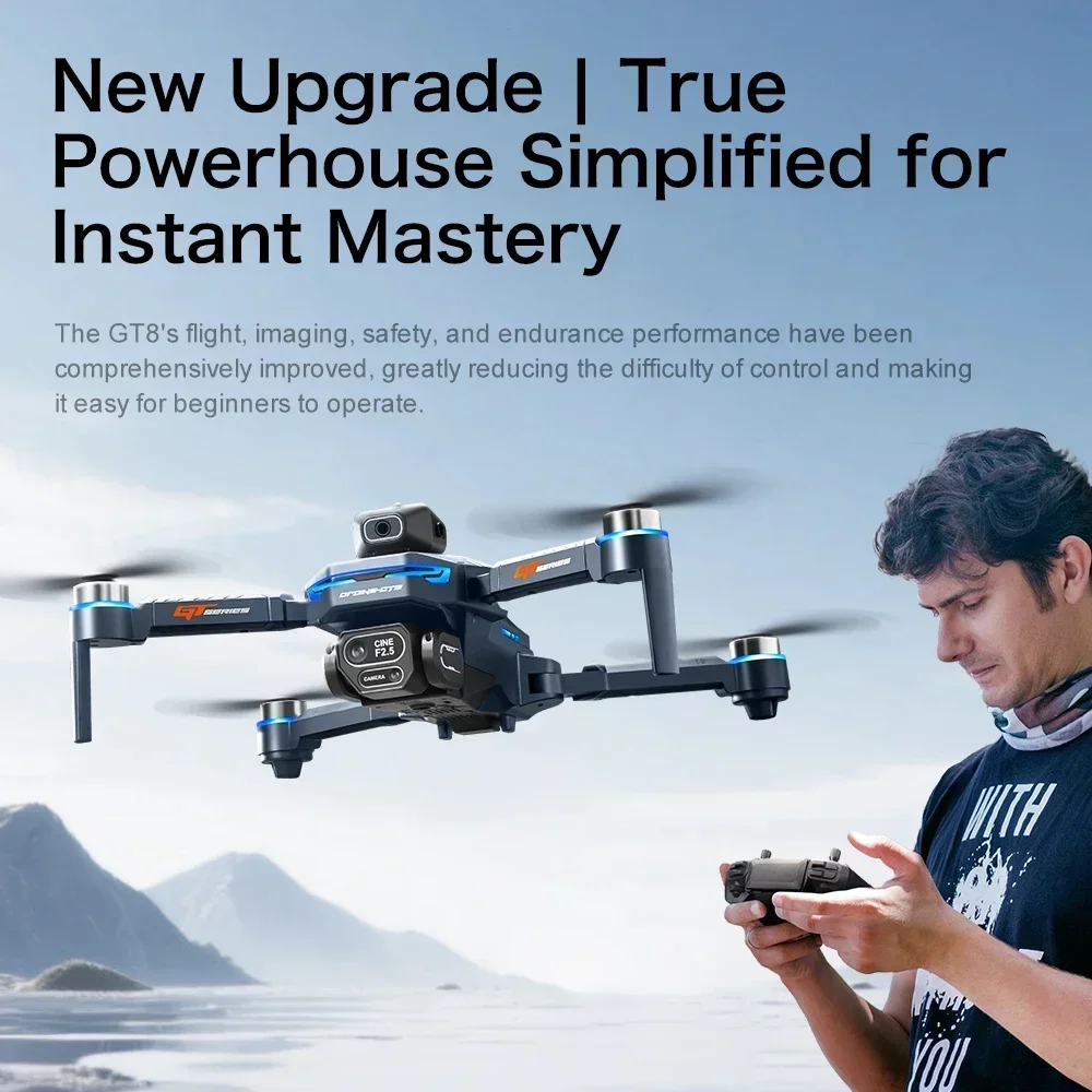 Дрон 4K HD GT8 Камера для пред – обзор и цена Drone Rc Plegable