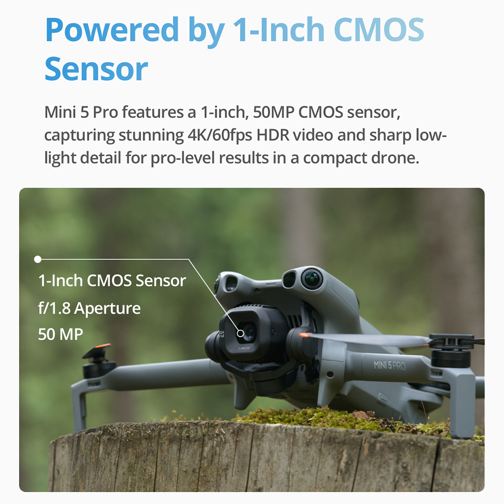 Комплект дронов DJI Mini 5 Pro – обзор и цена Drone Rc Ufo