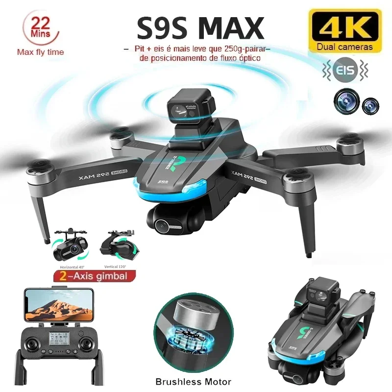 НОВЫЙ S9S MAX MINI Drone 4K 2- – обзор и цена Drone Rc App