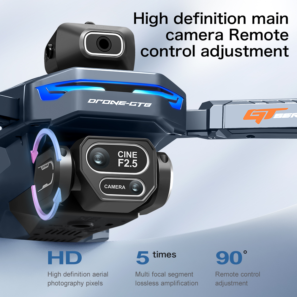 НОВЫЙ Дрон GT8 HD RC с двумя п – обзор и цена Drone Ae Rc