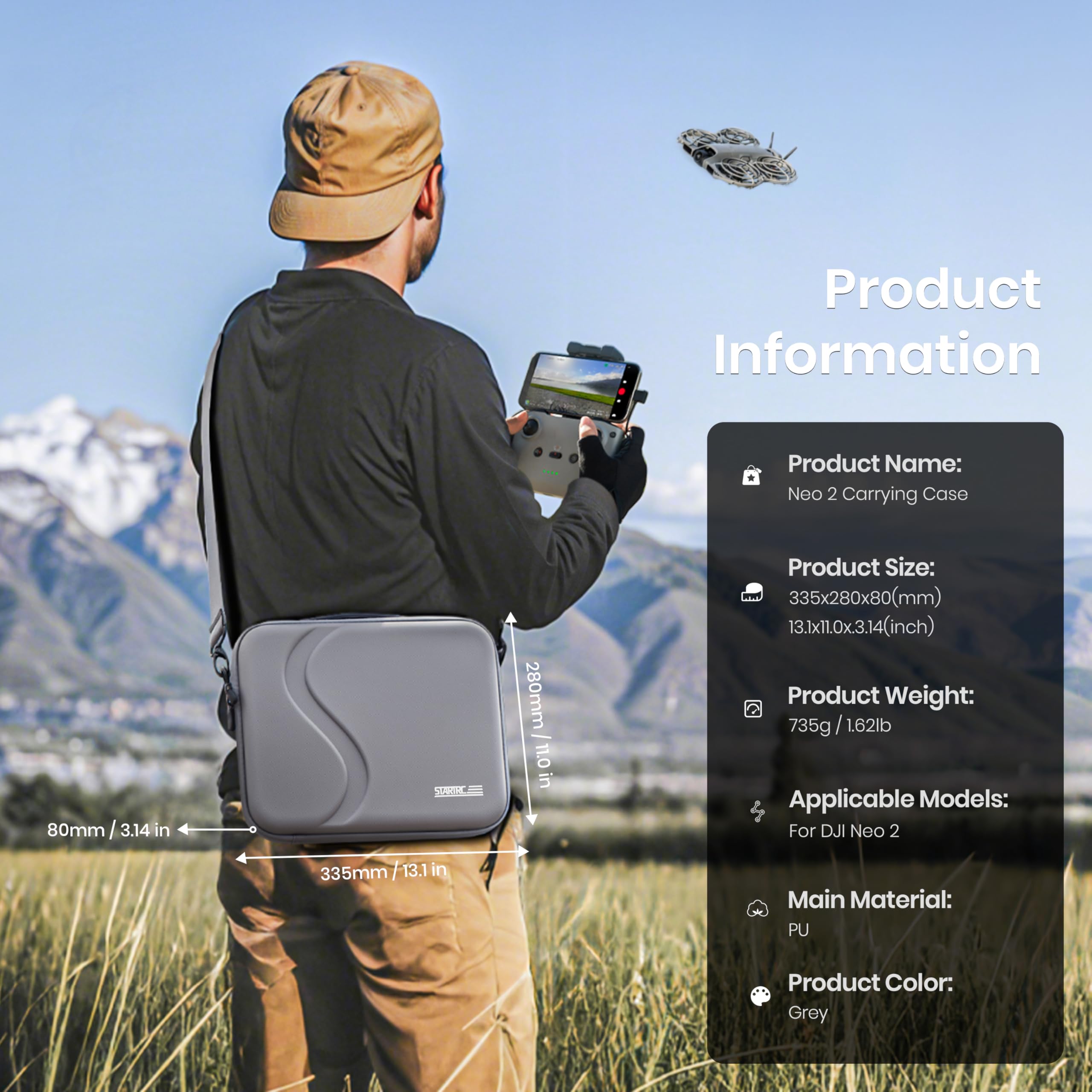 Чехол для аксессуаров DJI Neo  – обзор и цена Drone Rc Cover